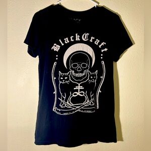 Blackcraft Cult Cat Tee Shirt L